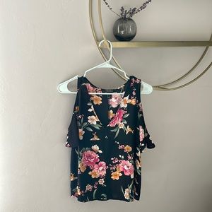 Off The Shoulder Floral Top